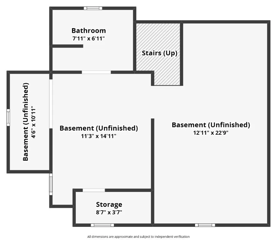 Floor plan: basement