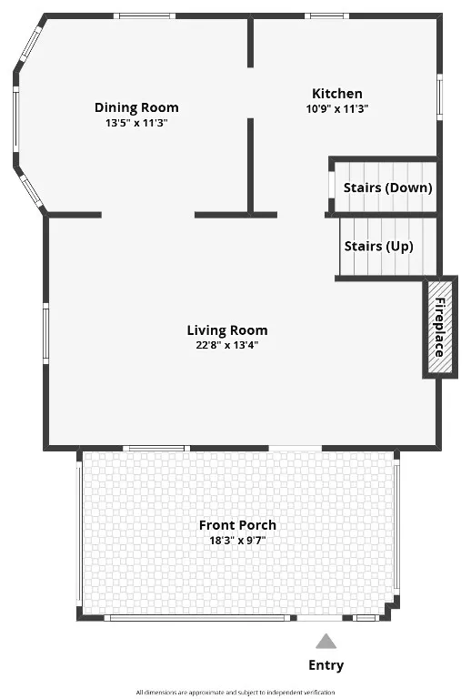 Floor plan: 1st floor