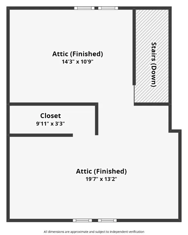 Floor plan: attic