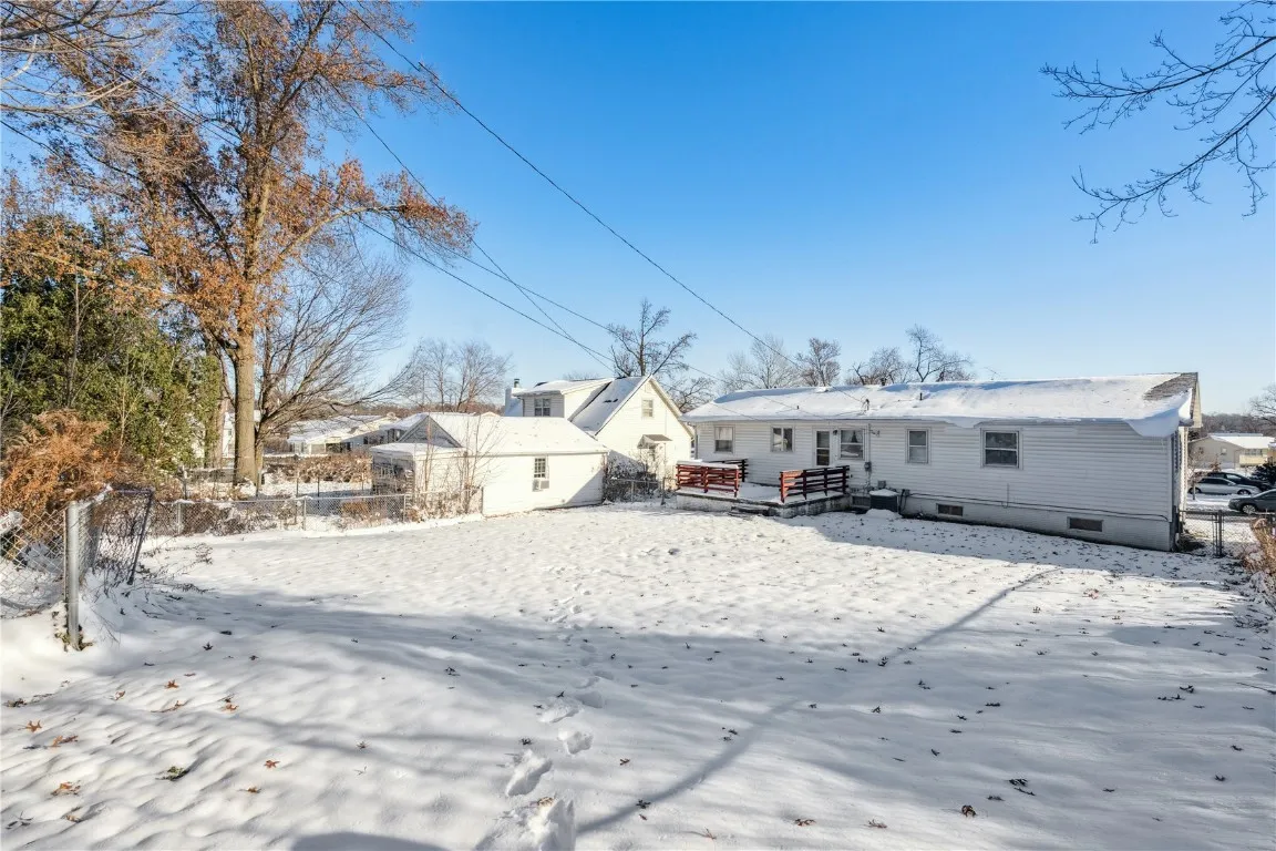 Back view of home.