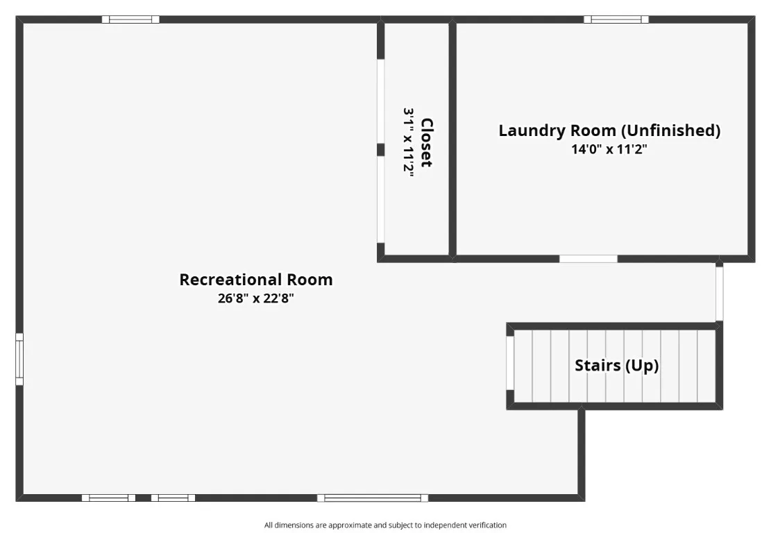 Lower-level floor plan.