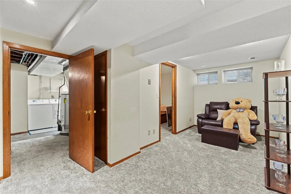 Basement Rec Room - bathroom, laundry and bonus room