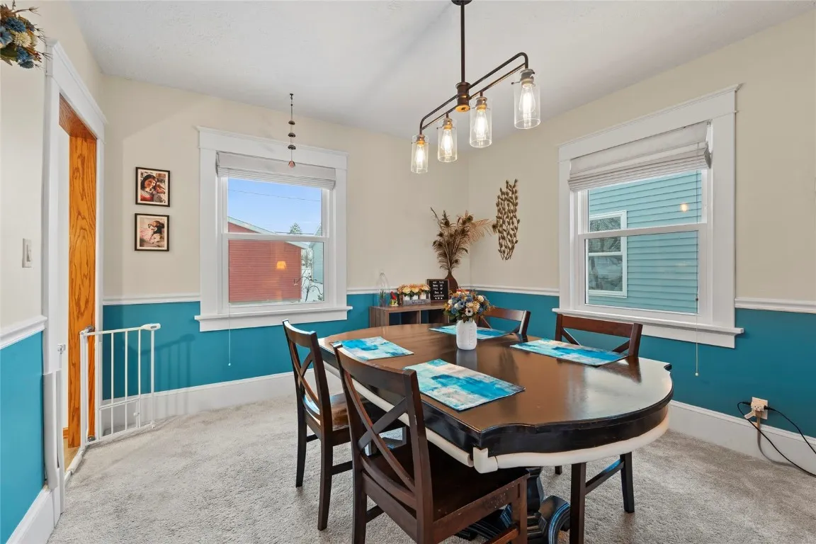 Dinging Room with Kitchen to the Left