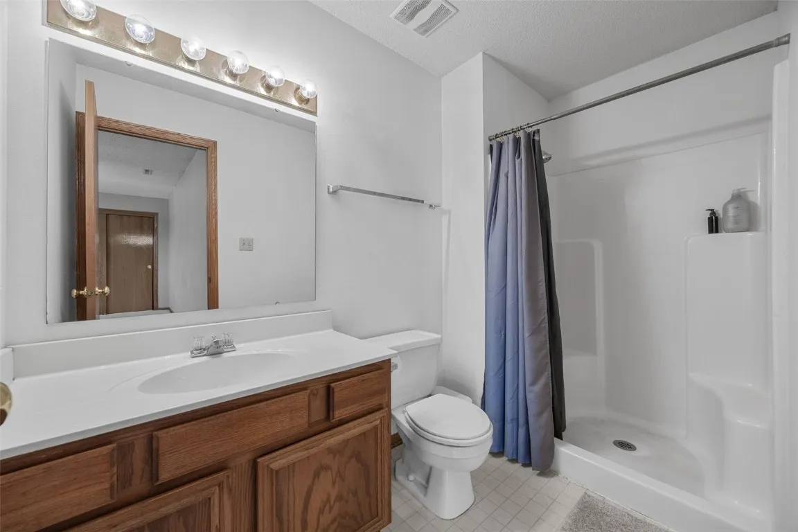 Attached primary bathroom for privacy
