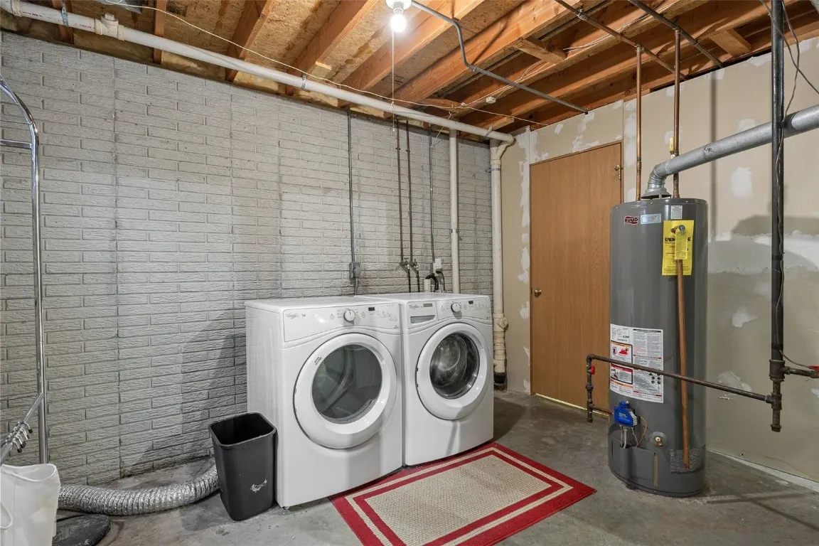 Lots of room for laundry
