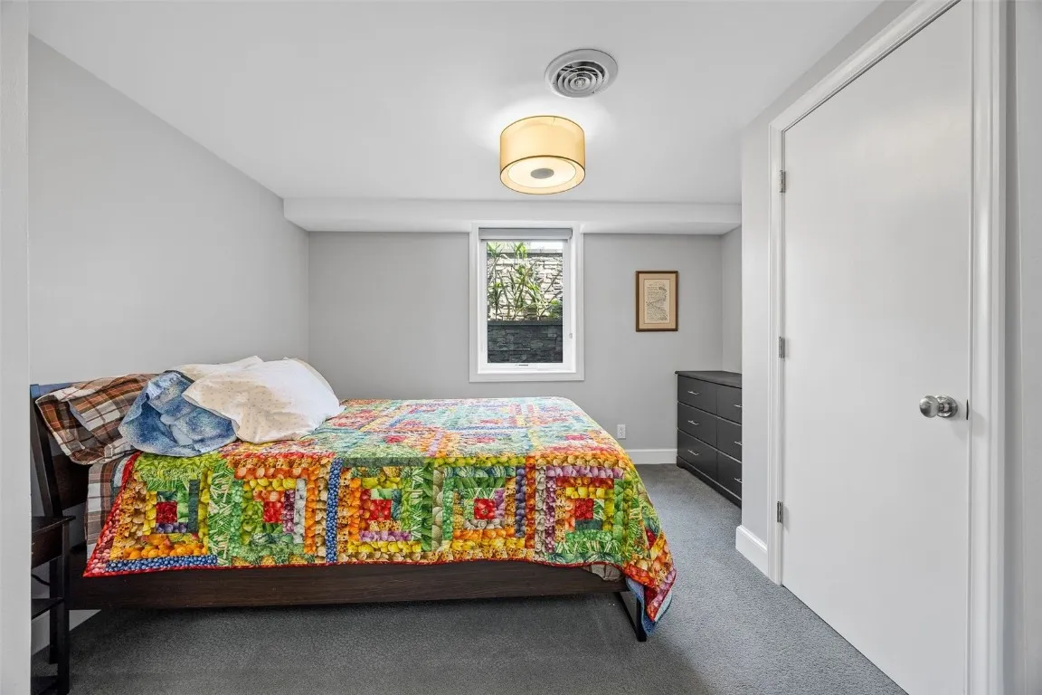 Conforming lower level bedroom