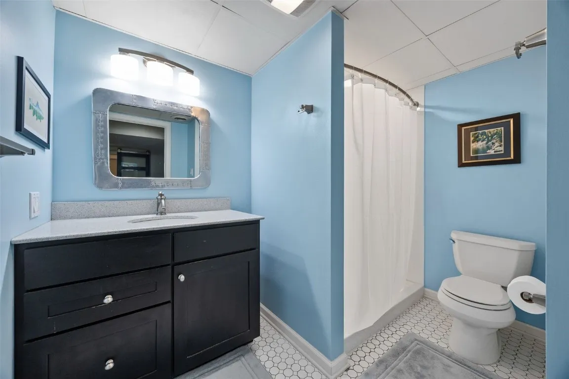 Lower level full bathroom