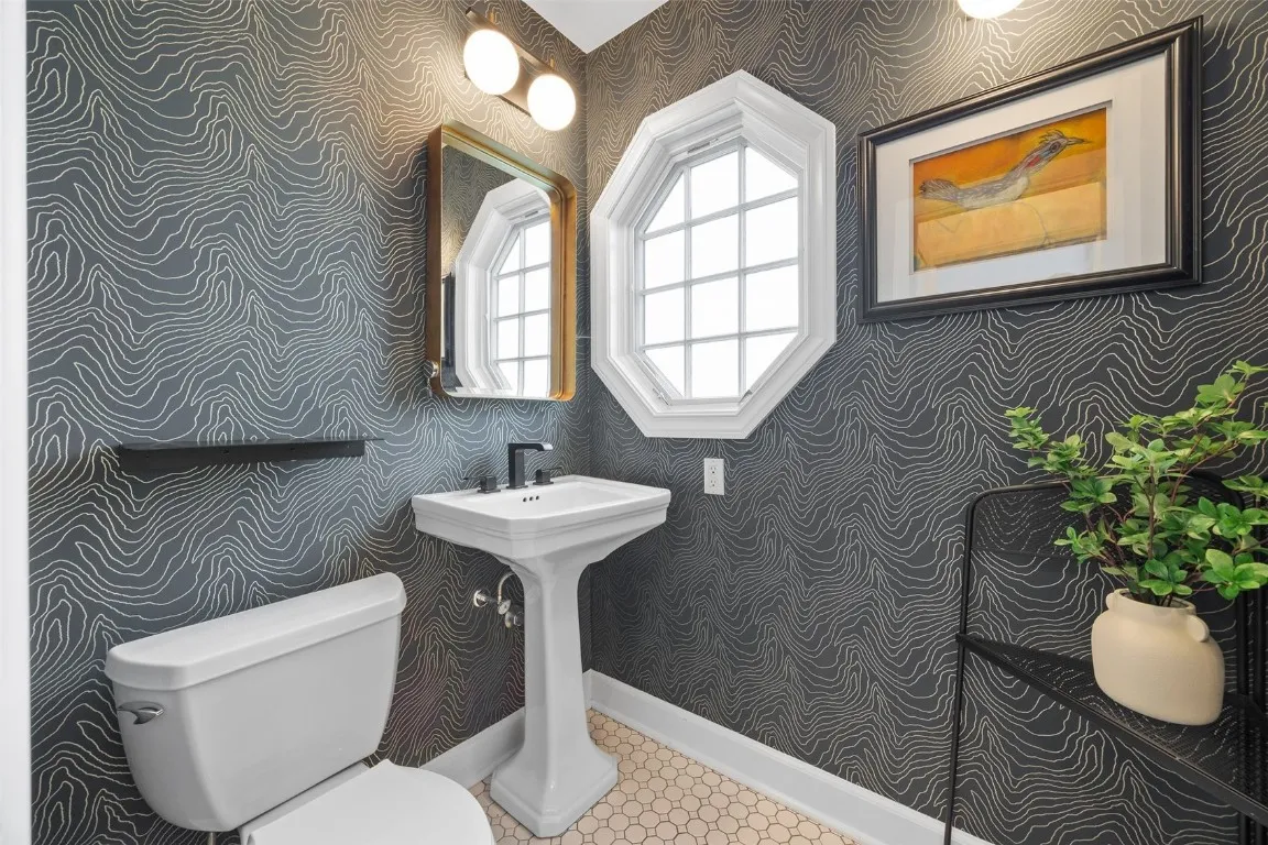 Half bath on main floor