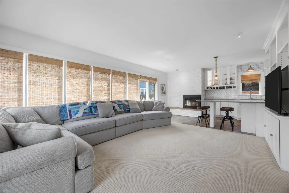 Bright first floor family room
