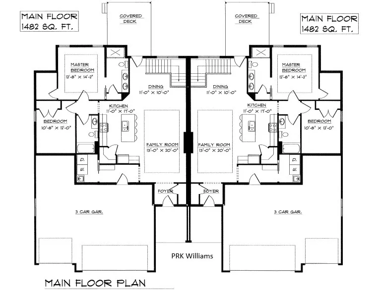 Main level layout