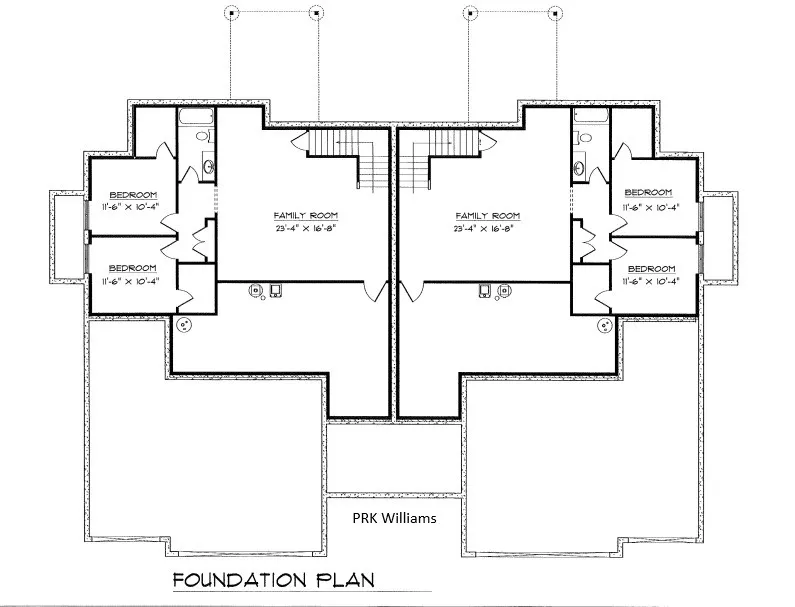 Lower level layout if finish is purchased