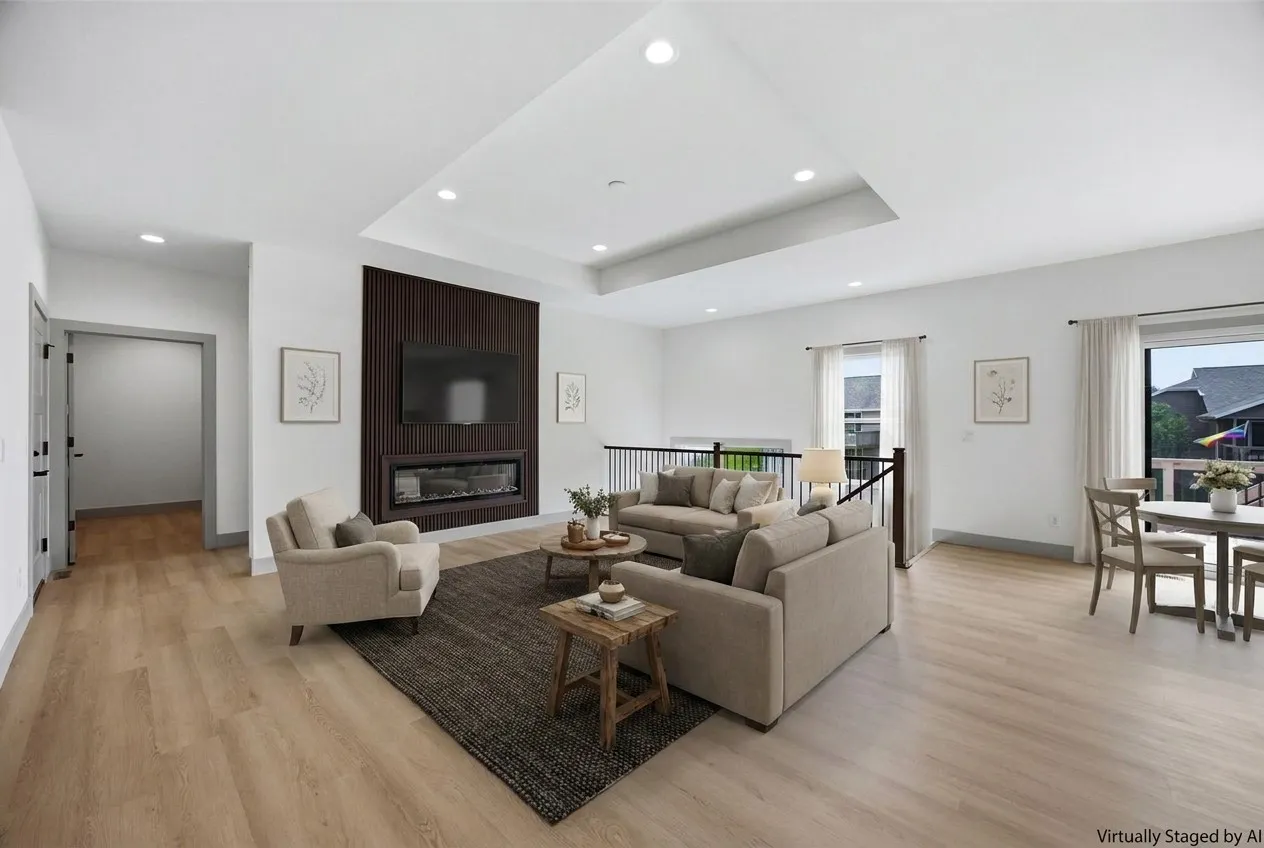 Family Room Staged
