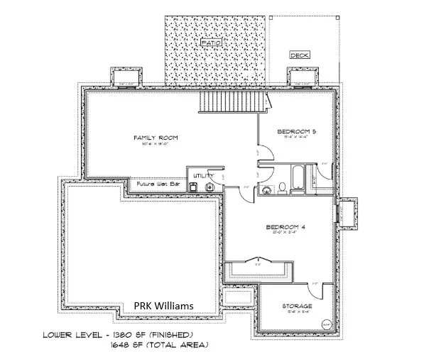 Lower level layout