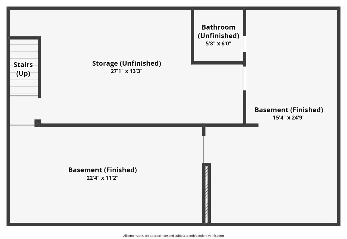 Floor plan: basement/lower level