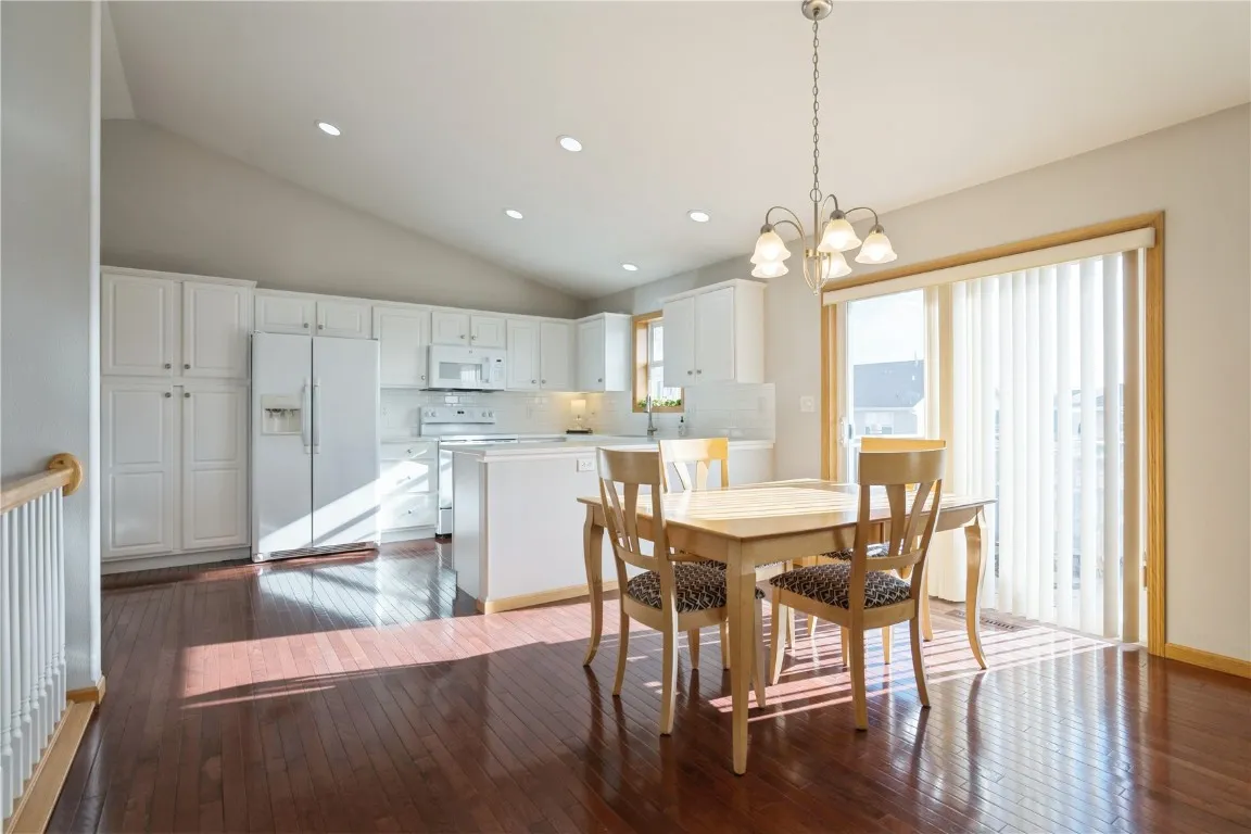 dining area & kitchen