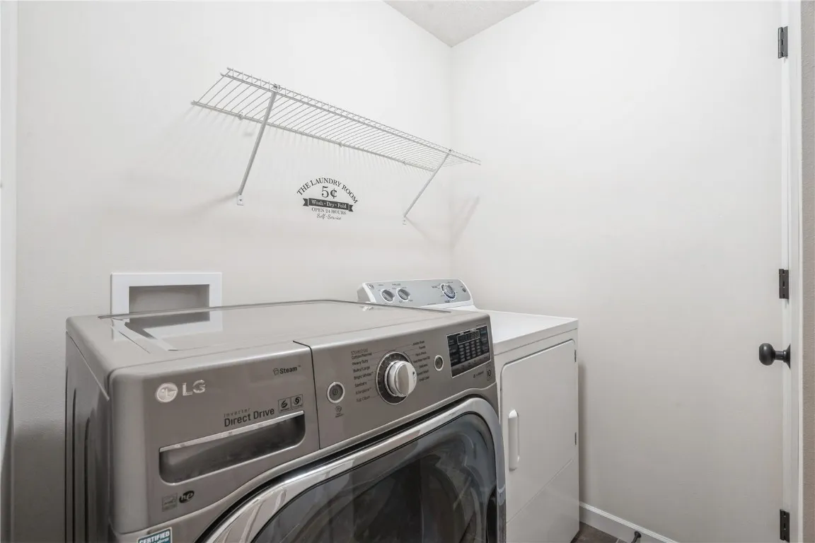 laundry - main level