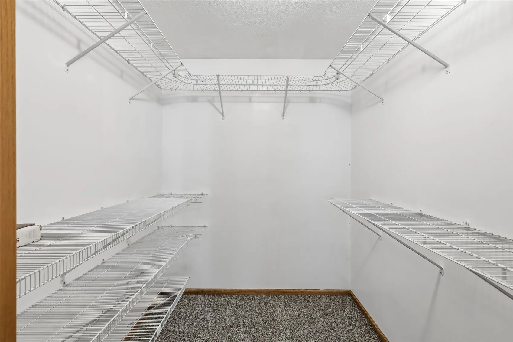 Large walk-in primary closet