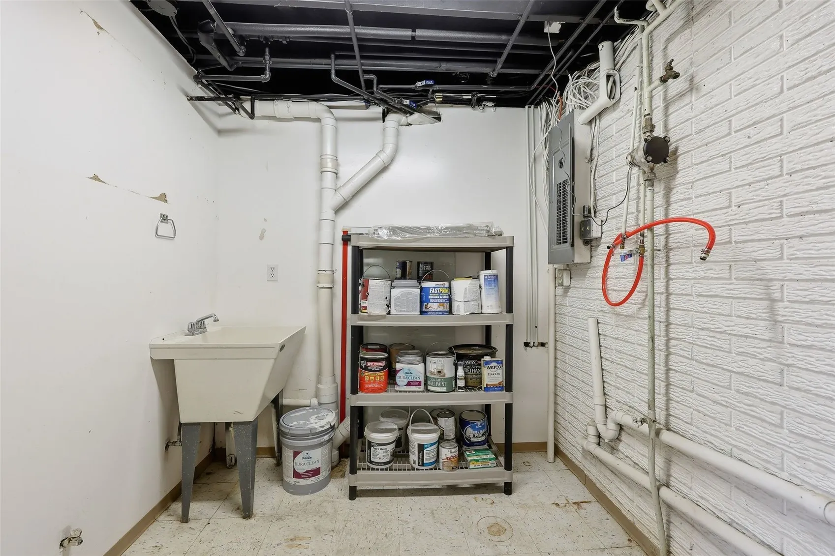 Utility room also has a utility sink