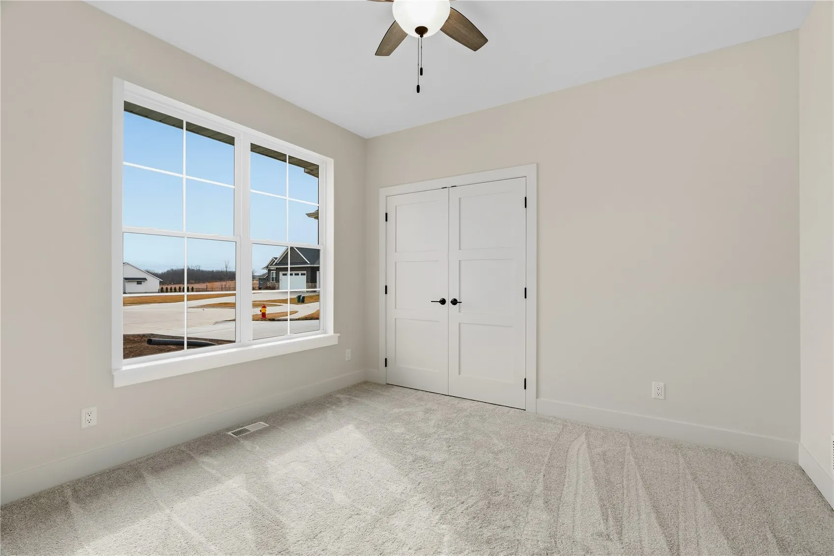 Spacious bedrooms.