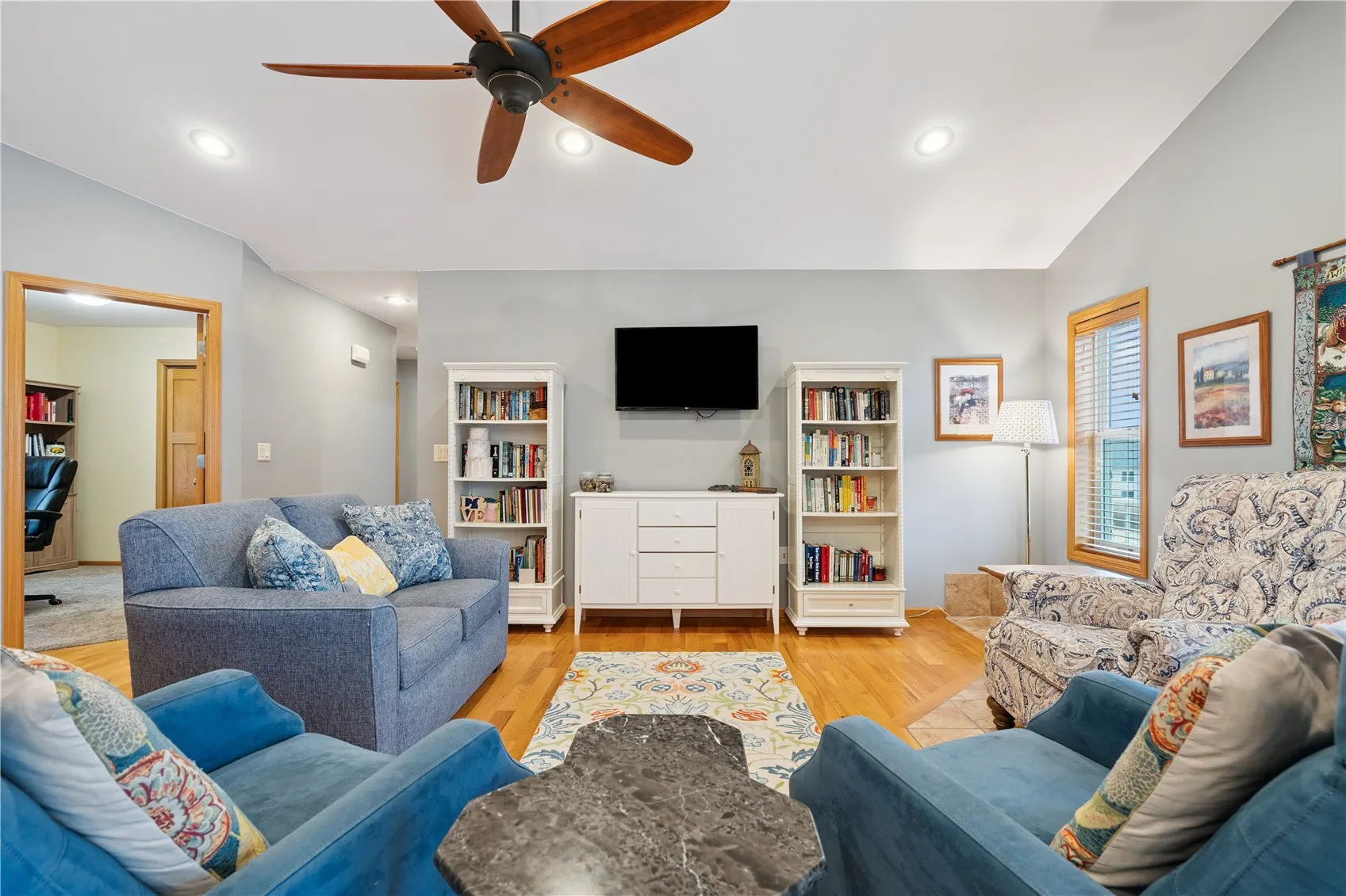 Living room area of home