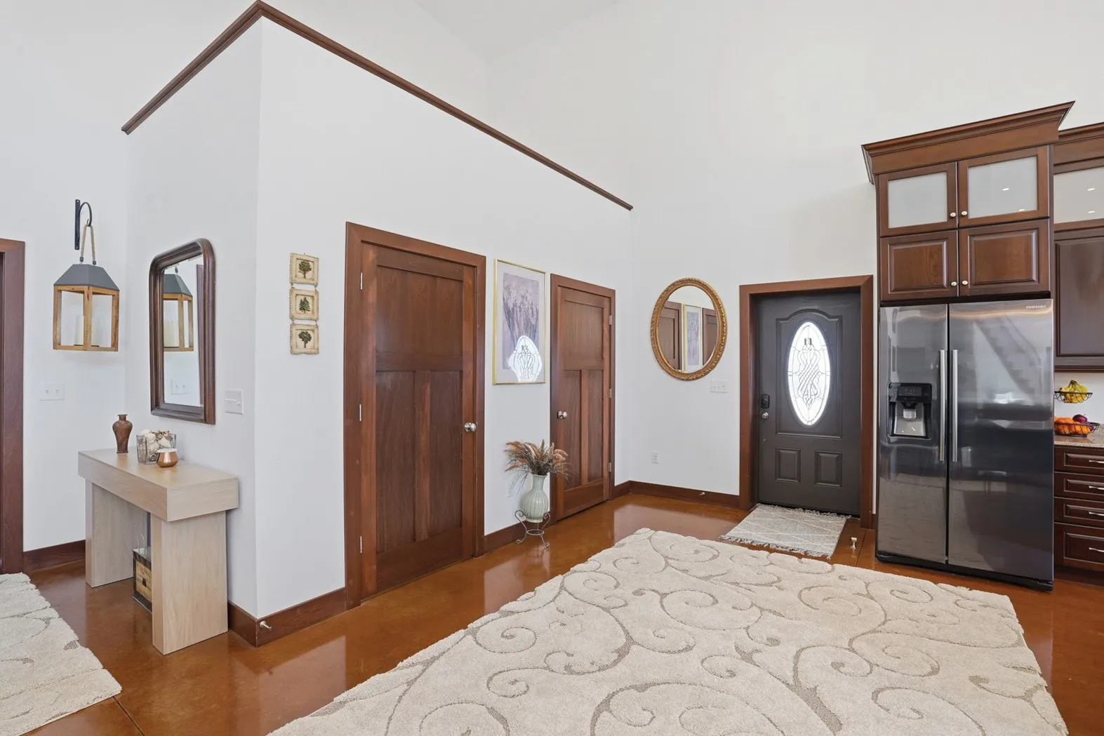 Foyer with Coat Closet and Pantry