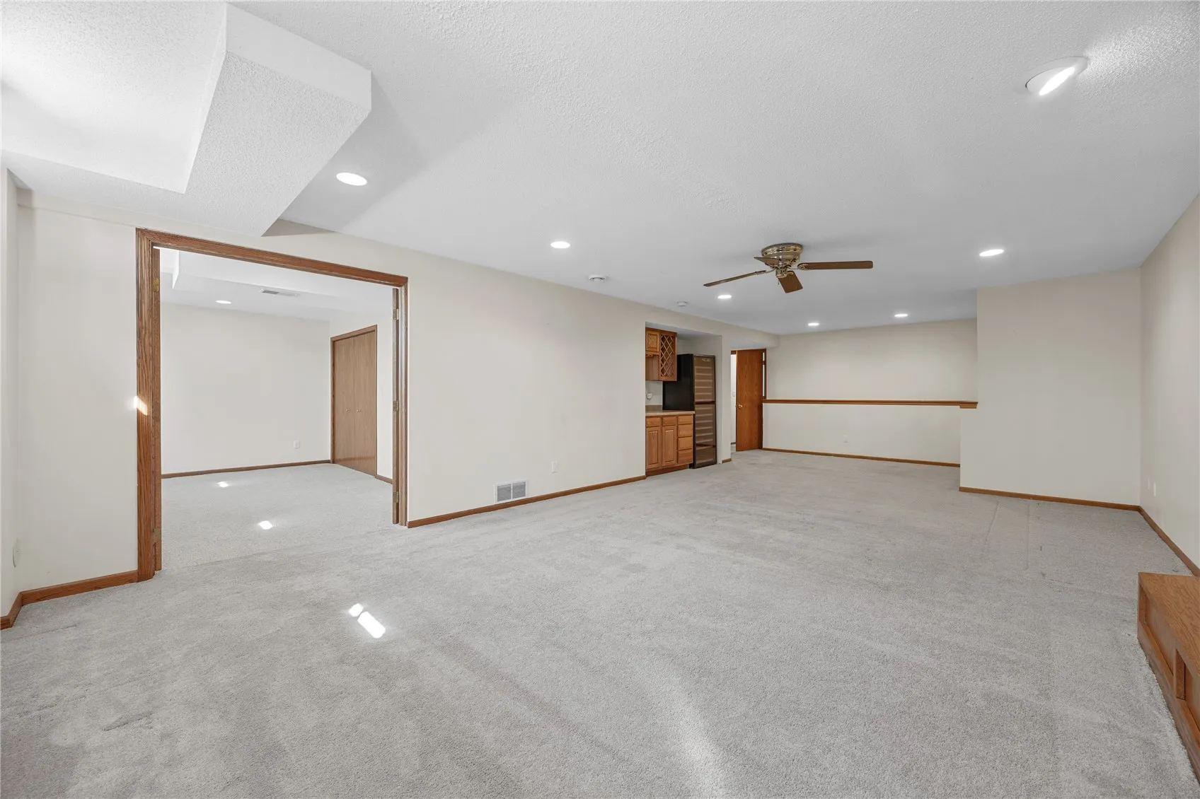 Basement facing Bedroom #4 or office