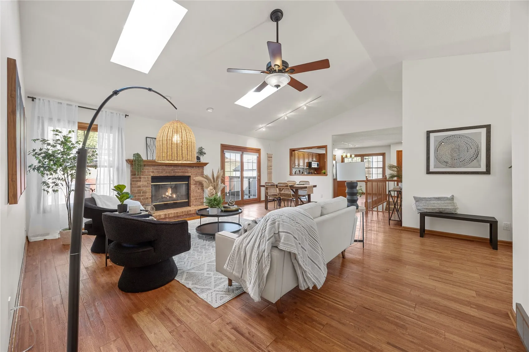 Living room. Front entrance to the right.