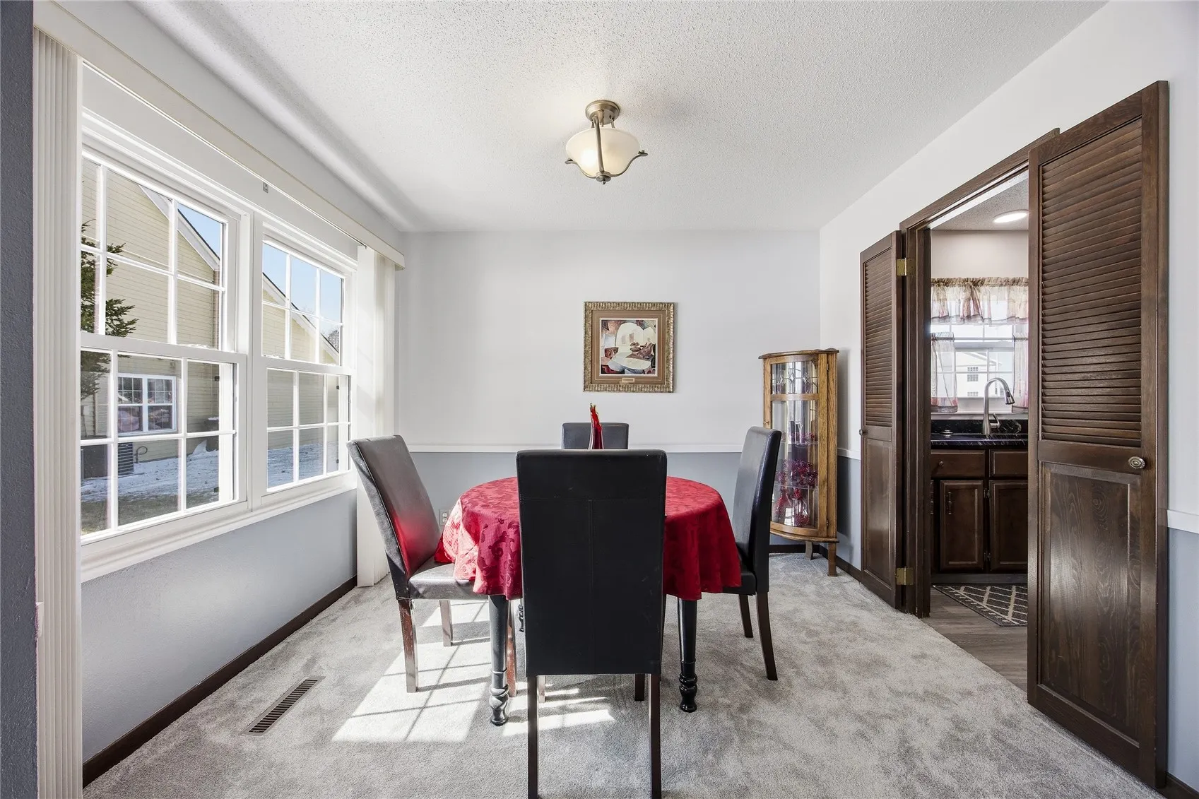 Formal dining room.