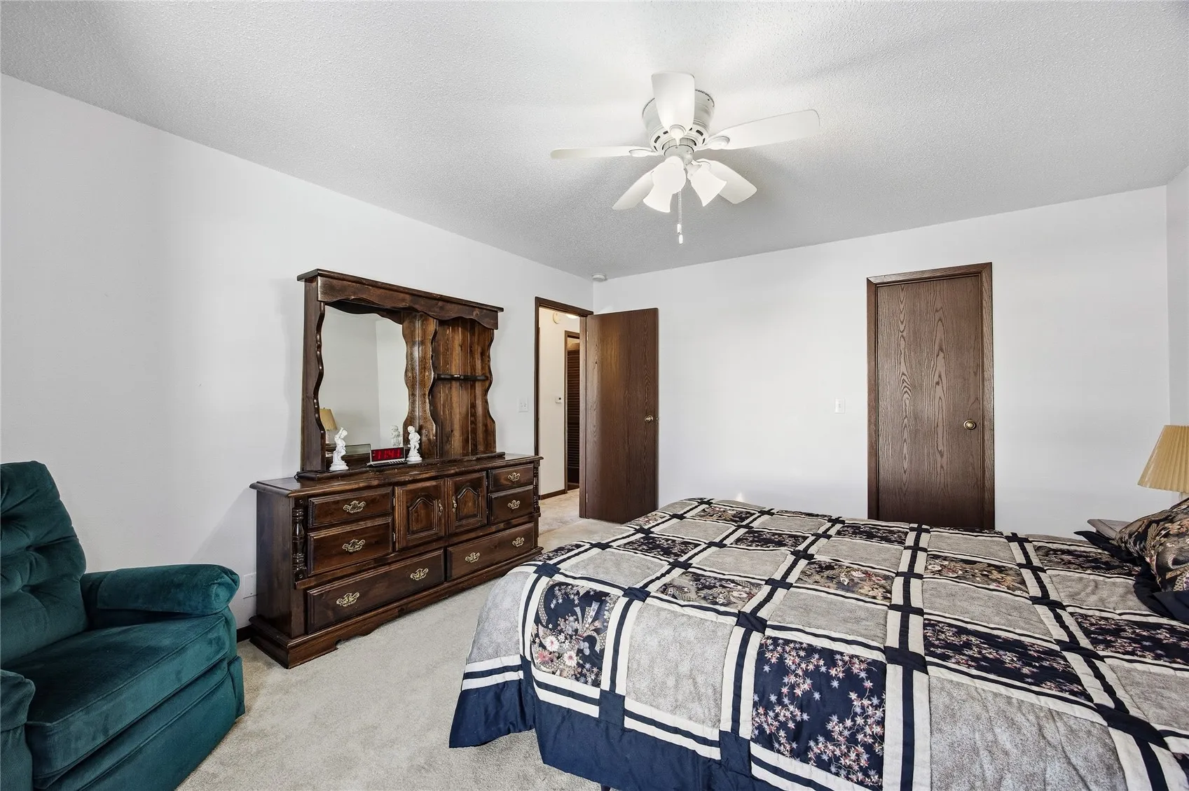 Primary bedroom can hold a king bed plus all your furniture.