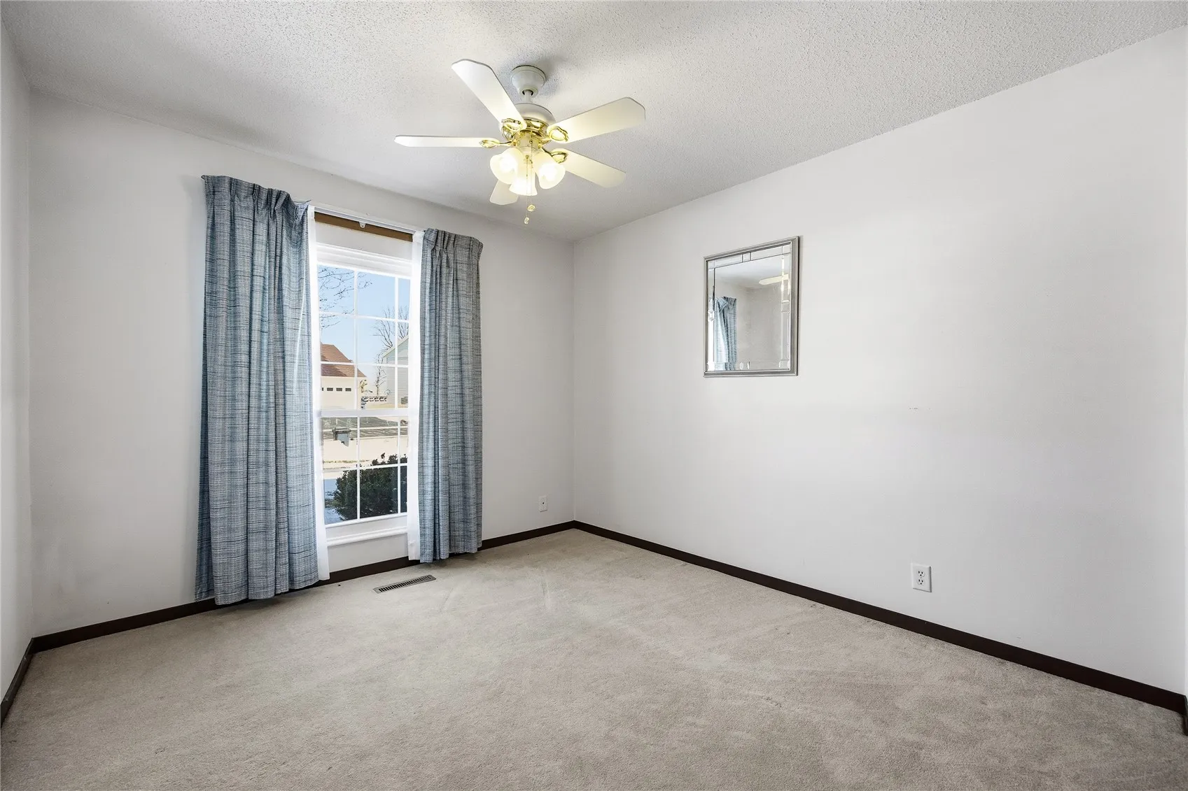 2nd bedroom faces street.