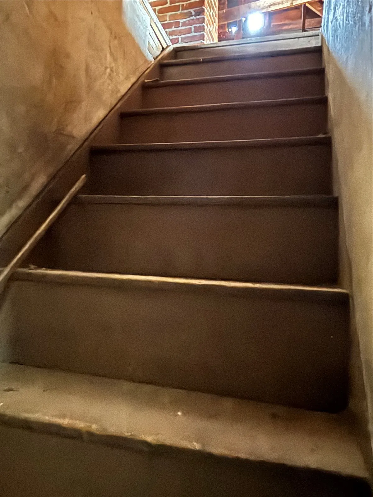 Walk up attic.