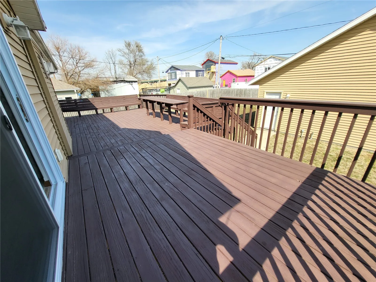 Large 2 level deck