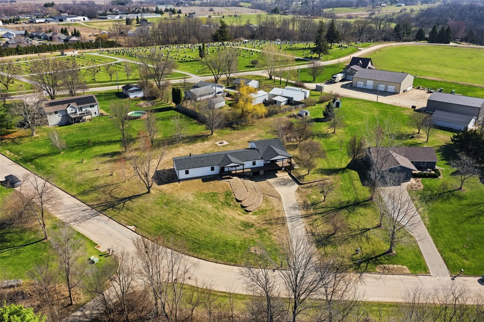 Photo taken prior to landscaping installation