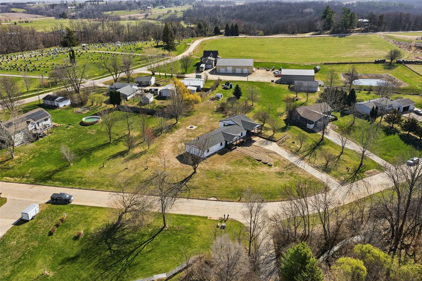Photo taken prior to landscaping installation