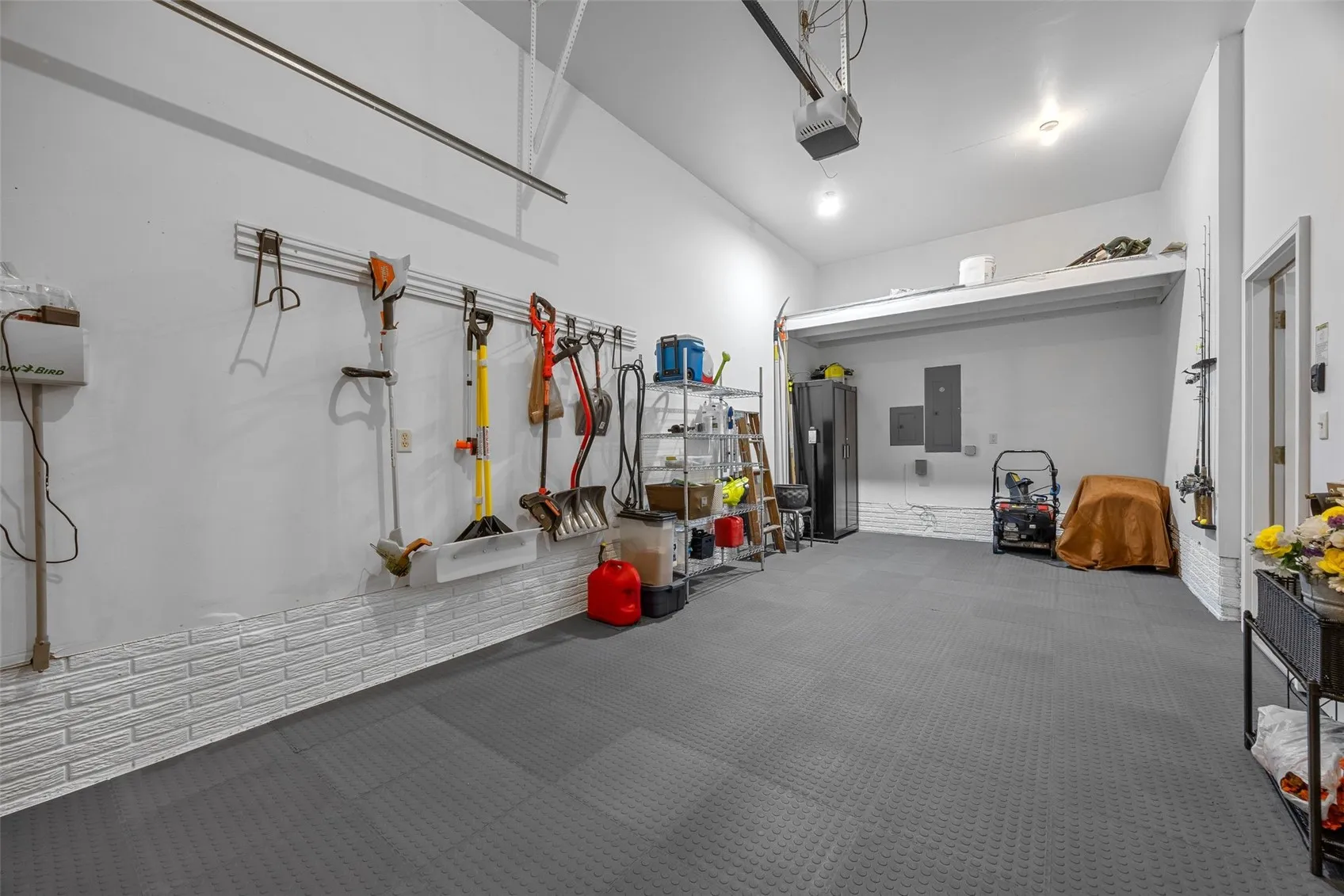 Attached third stall garage