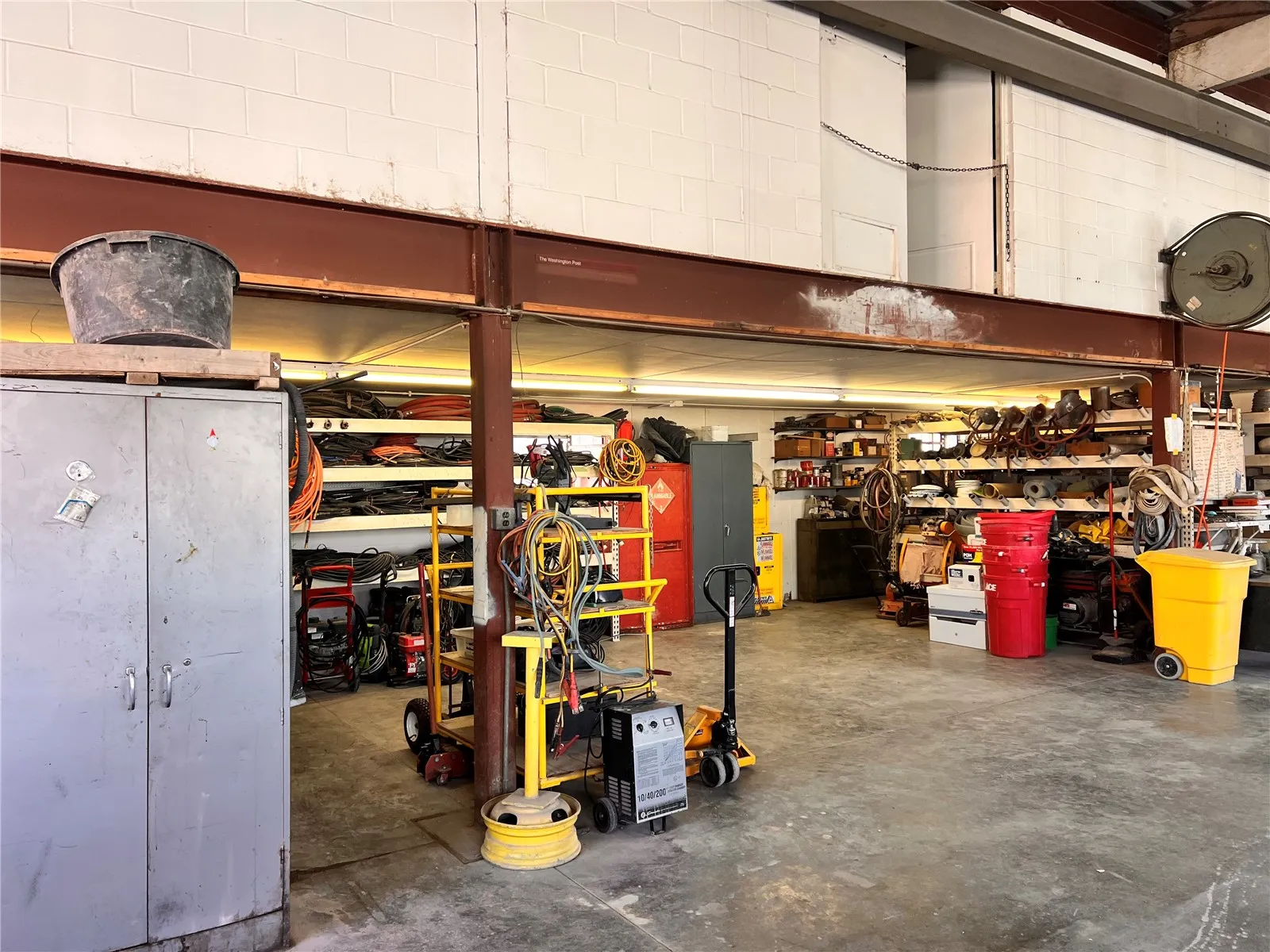 Under Mezzanine Storage