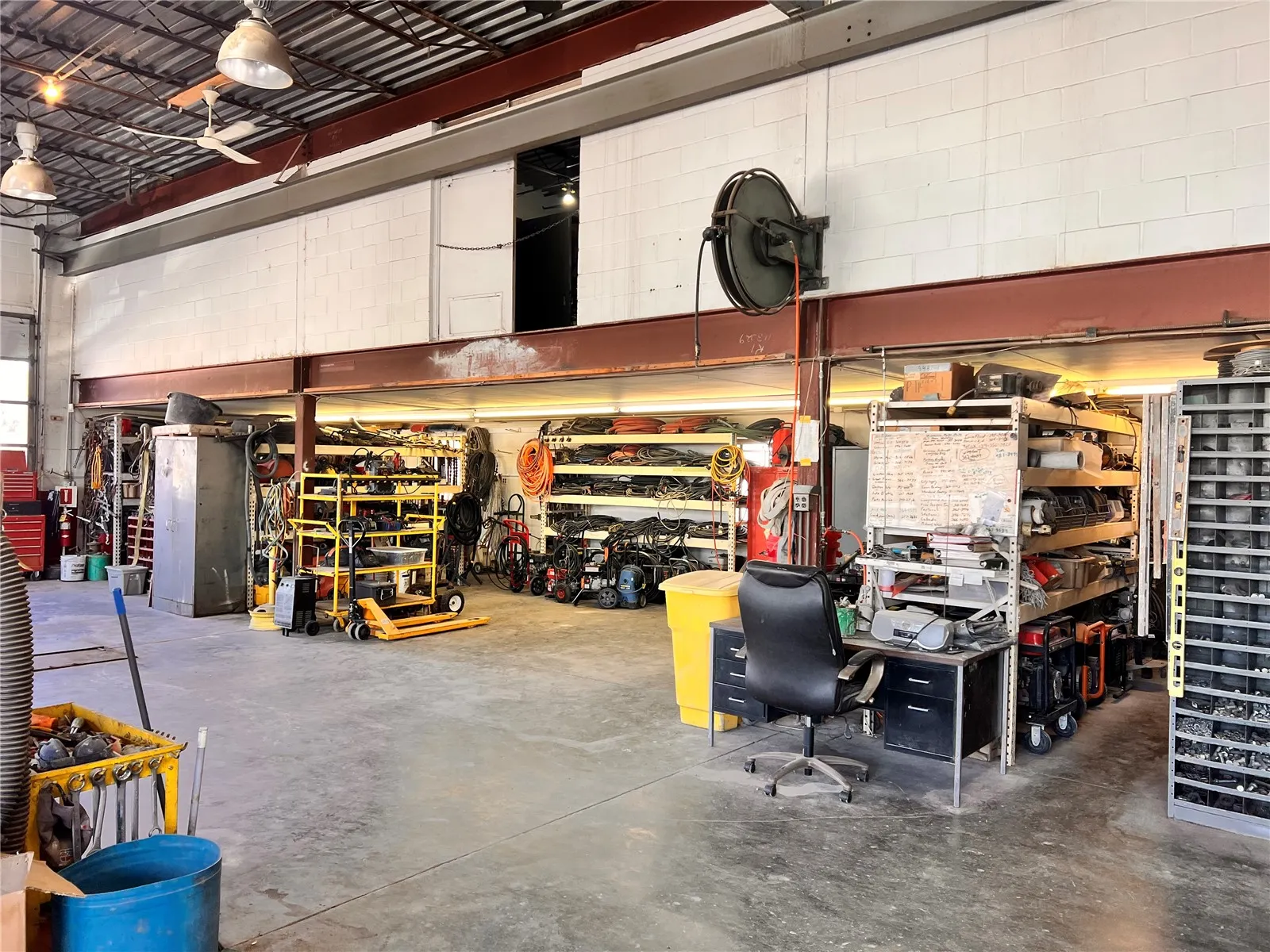 Under Mezzanine Storage