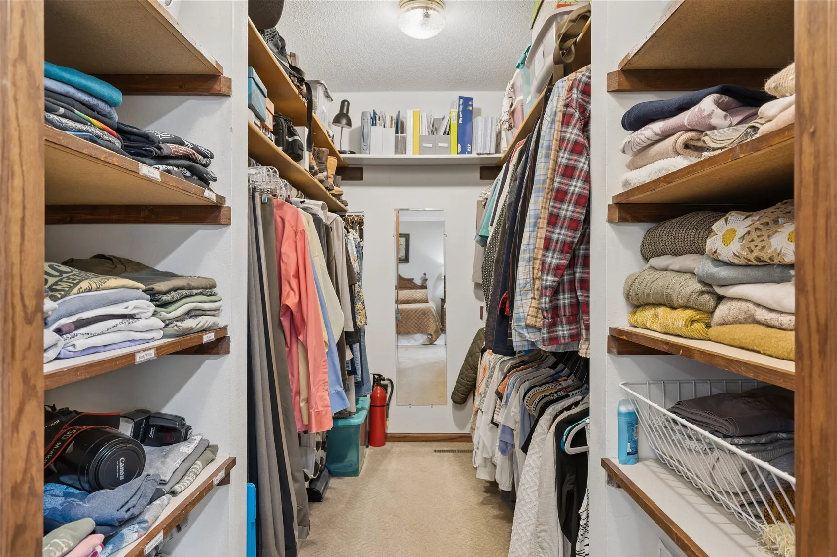 Huge master walk-in closet