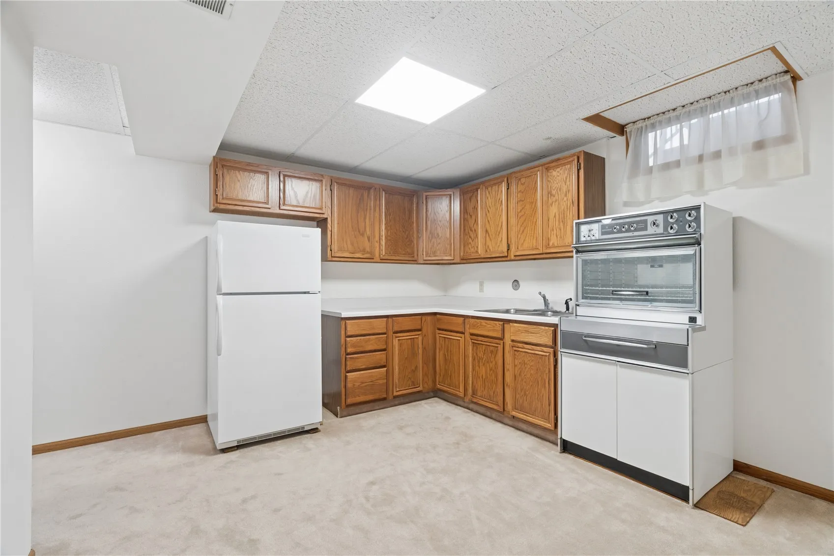 Lower level kitchenette