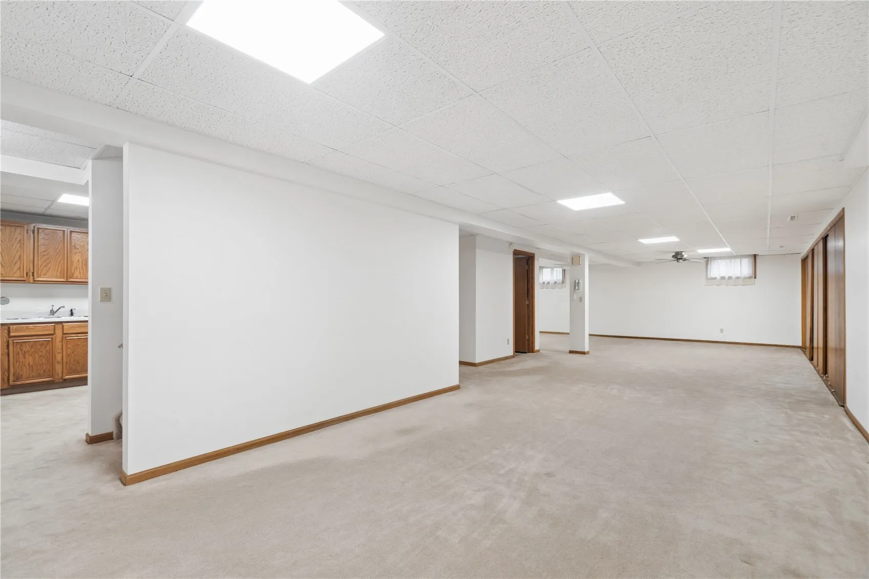 Lower level family room