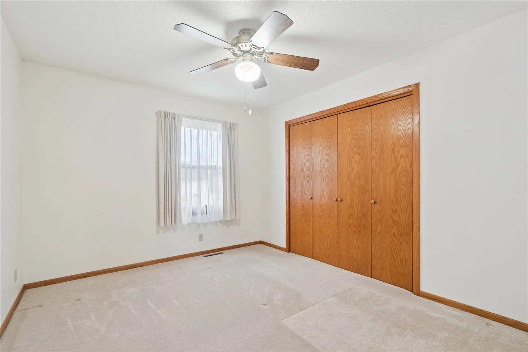One of 2 bedrooms