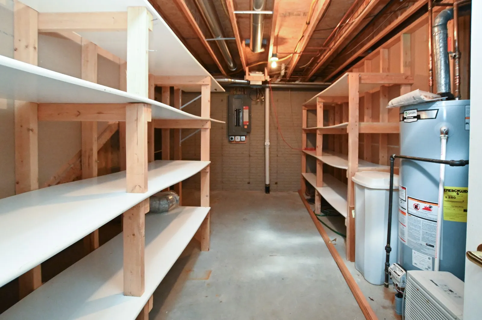 Storage room in lower level