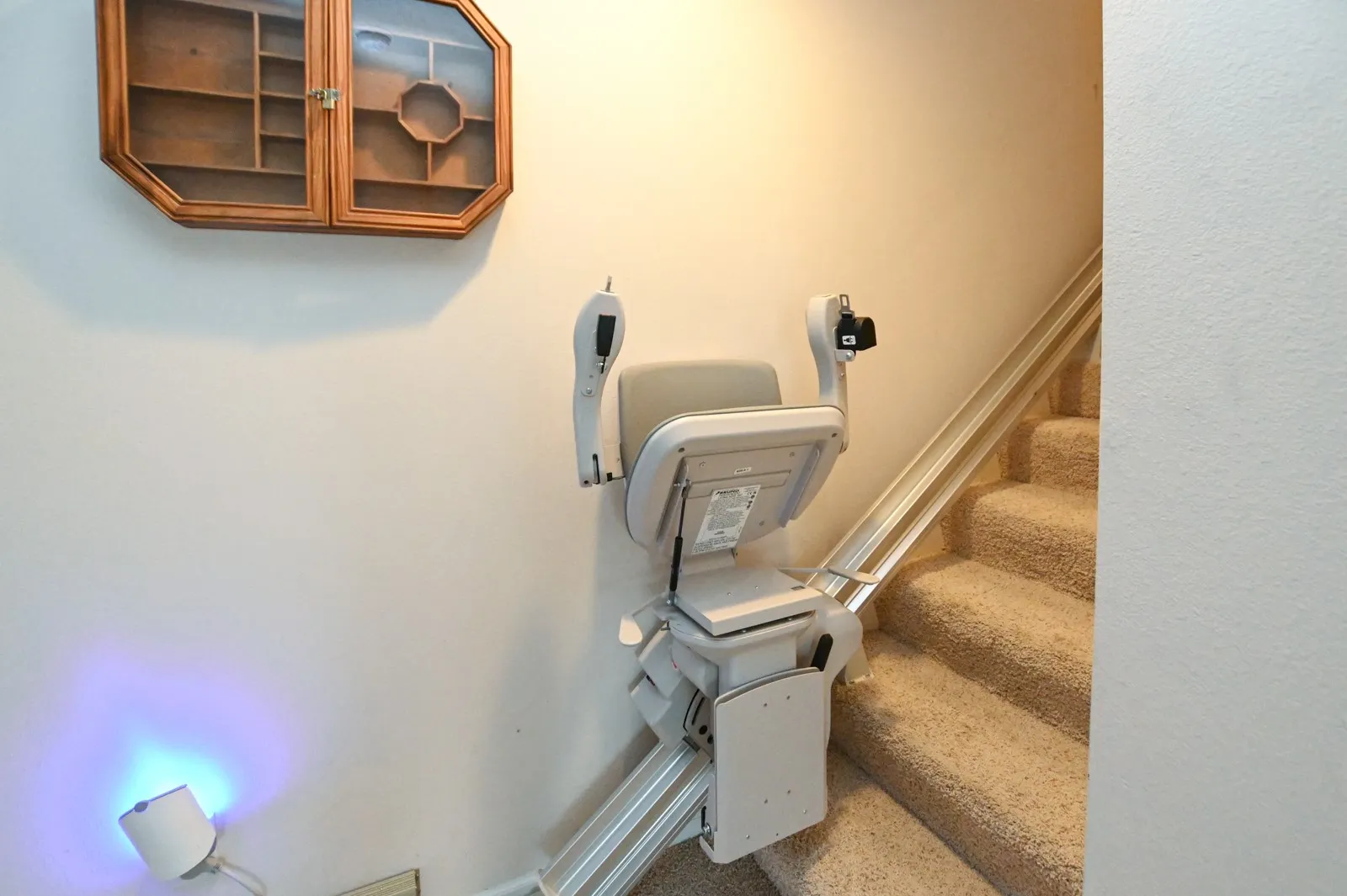 Chair lift to Lower level