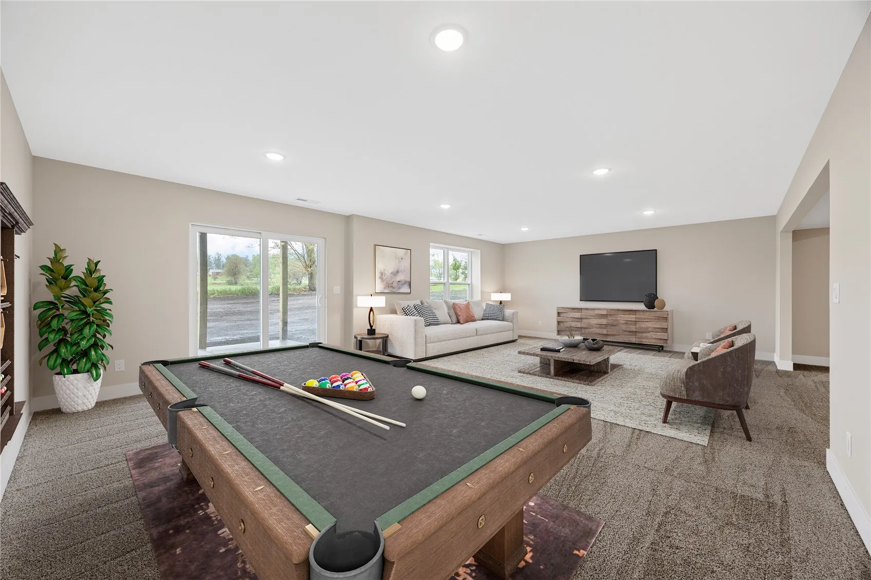 Lower Level- Virtually staged.