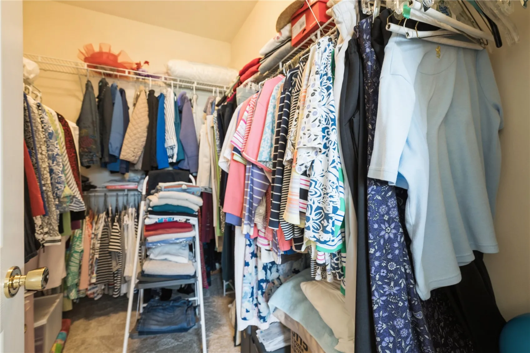 Primary walk-in closet