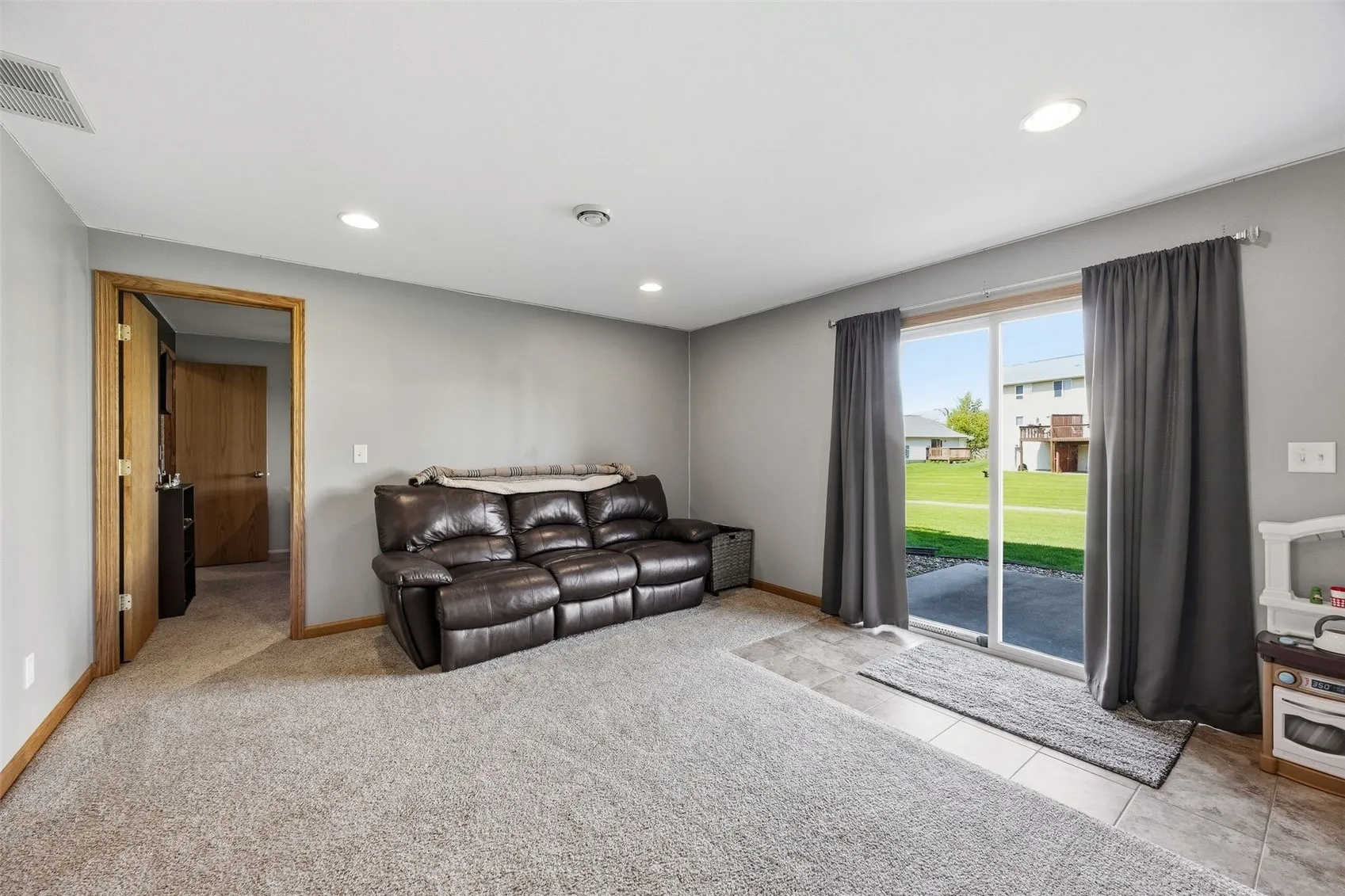 Basement living space