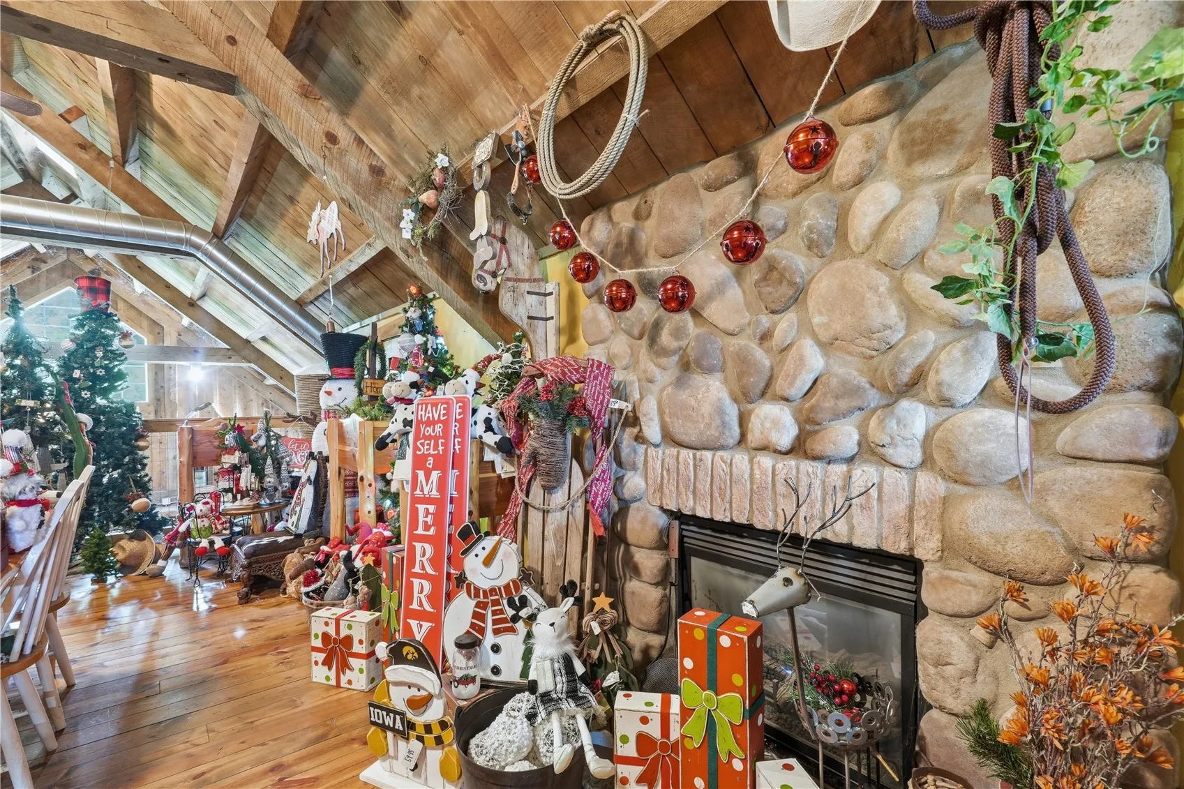Loft fireplace