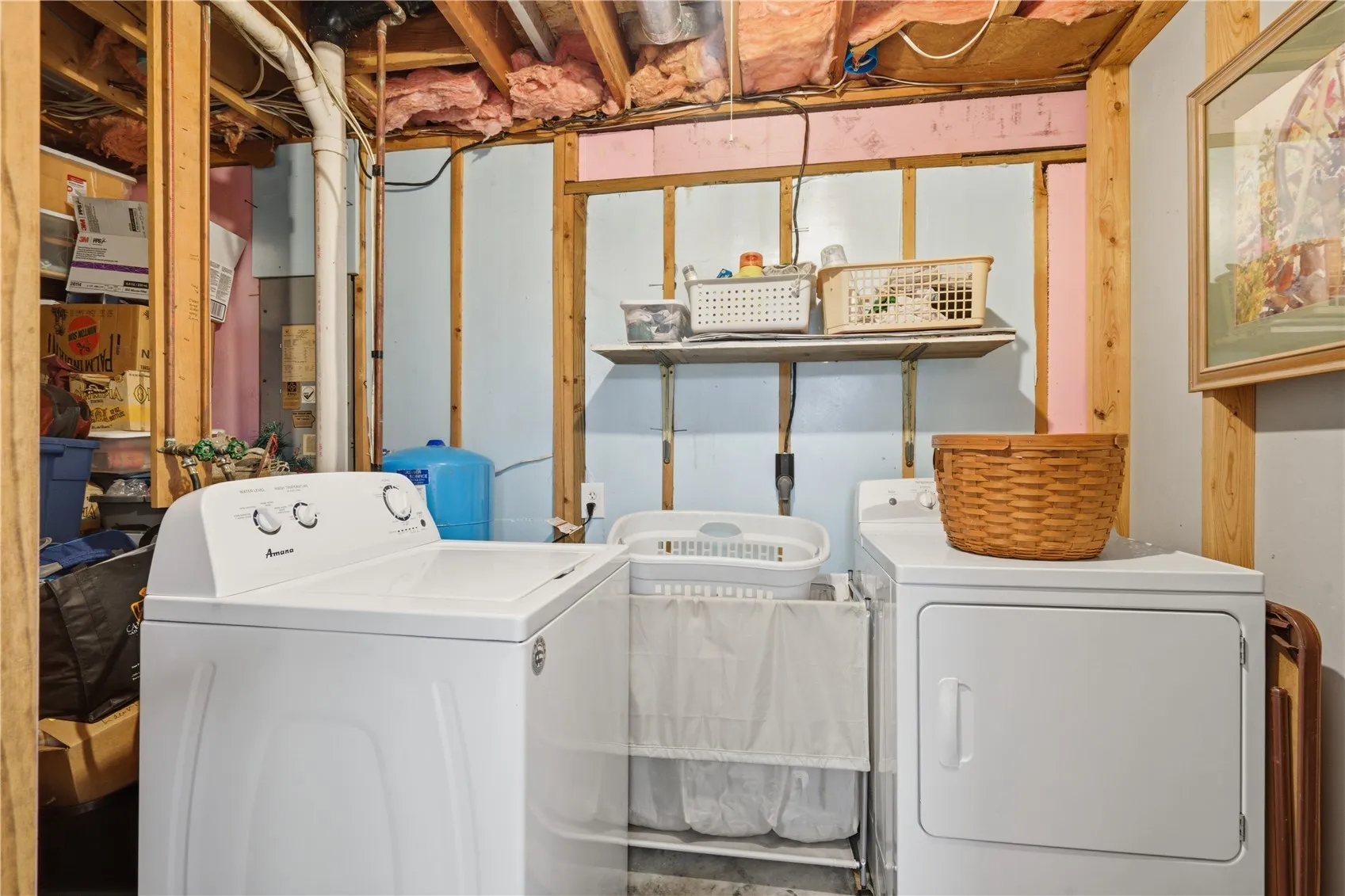basement laundry