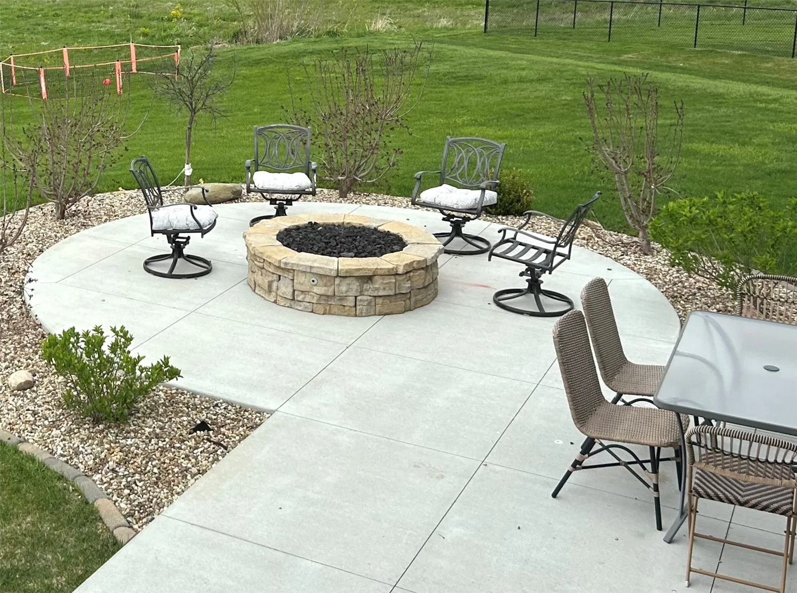 Gas fire pit!