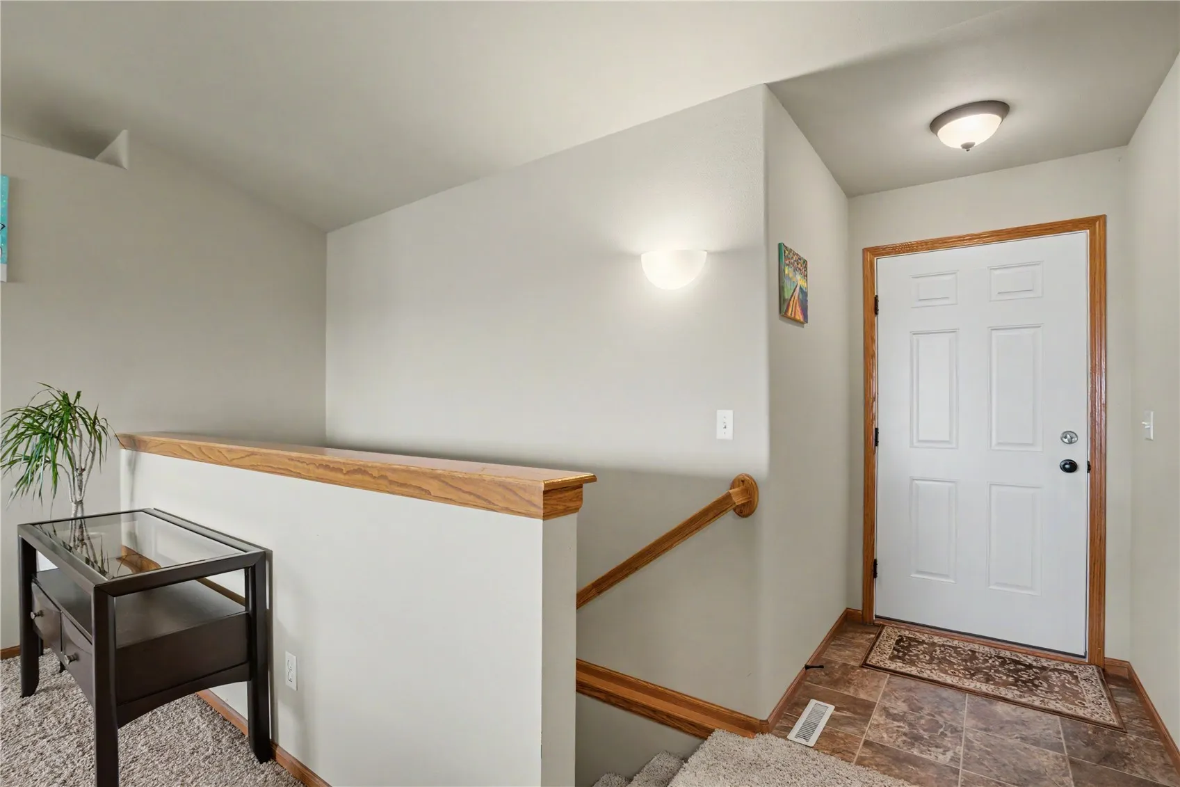 Entrance and Stairs to Lower Level